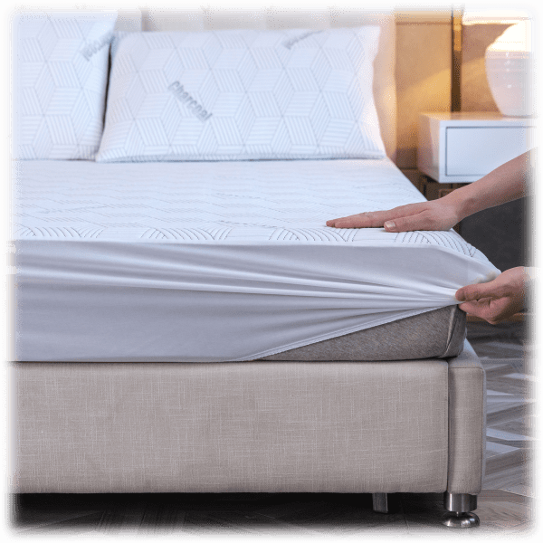 MorningSave Bibb Home Bamboo Charcoal Infused Waterproof Mattress Pad