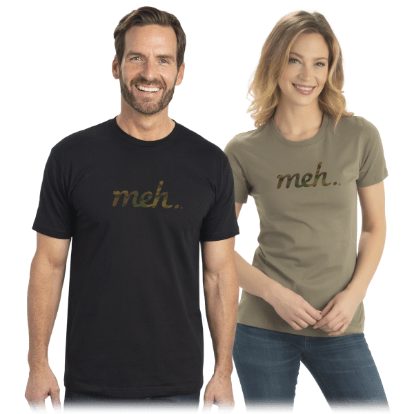 Forest Woodland Pattern Camo Meh Logo Shirts