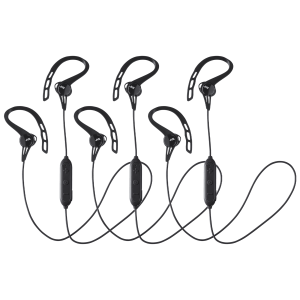 3-Pack: JVC Sweat Resistant Pivot Motion Wireless In-Ear Headphones