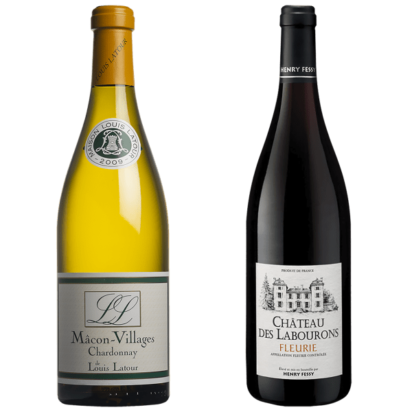 Louis Latour Chardonnay & Henry Fessy Red