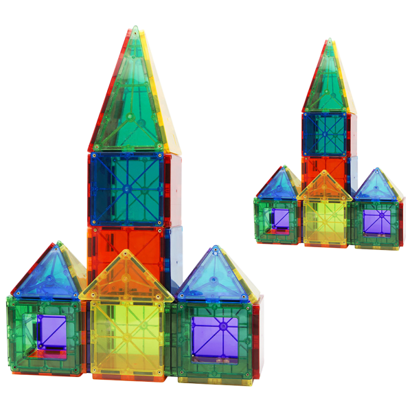 MorningSave Magic Tiles 49 Piece Tiles Set with Storage Case