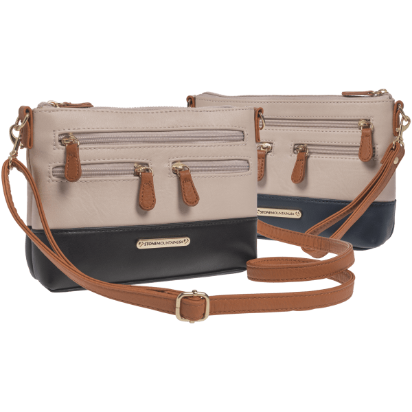 Stone Mountain Genuine Leather Charging Handbag