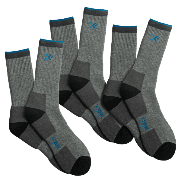 3-Pack: Xtreme Feet Merino Wool Socks