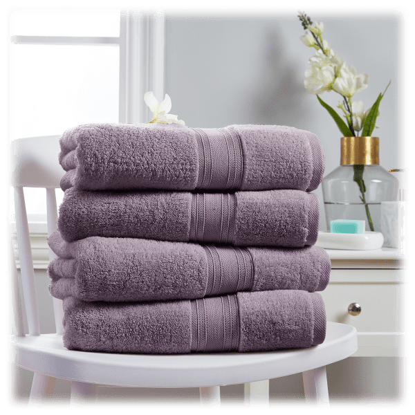 Spirit Linen Home 4-Piece Towel Set