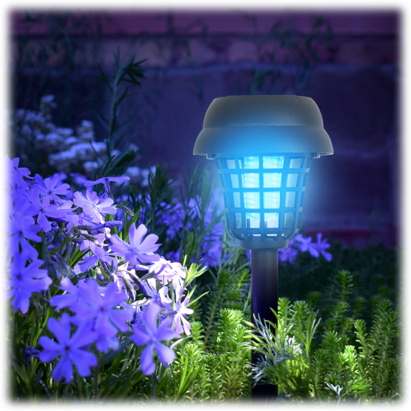 MorningSave 2 Pack Brookstone Solar Powered LED Bug Zapper Stake Lights