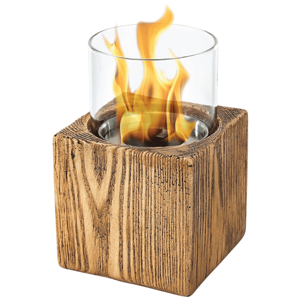 Meh Home Zone Living Concrete Portable TableTop Fire Bowl