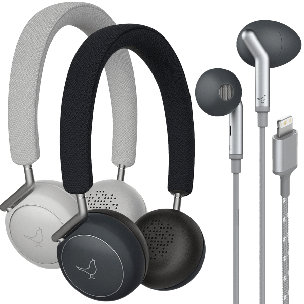 Libratone Q Adapt On-Ear Wireless or In-Ear Lightning 4-Stage ANC Headphones