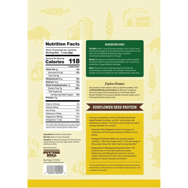 SideDeal: 3-Pack: Cut The Bull Protein Single-Ingredient Protein Powder ...