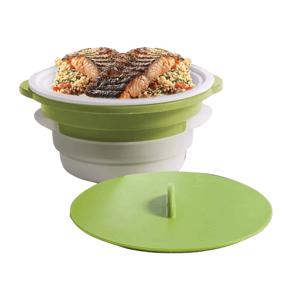 Handy Gourmet 2 Tier Silicone Multi-Use Steamer