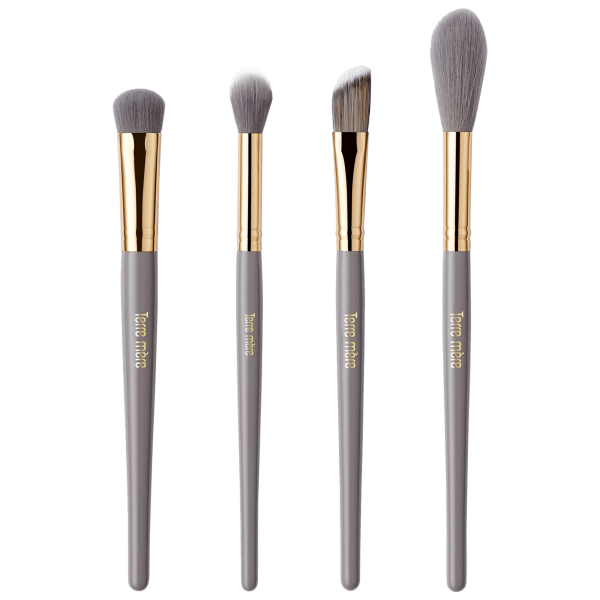 Terre Mère 4-Piece Professional Advance Contour & Highlight Brush Set