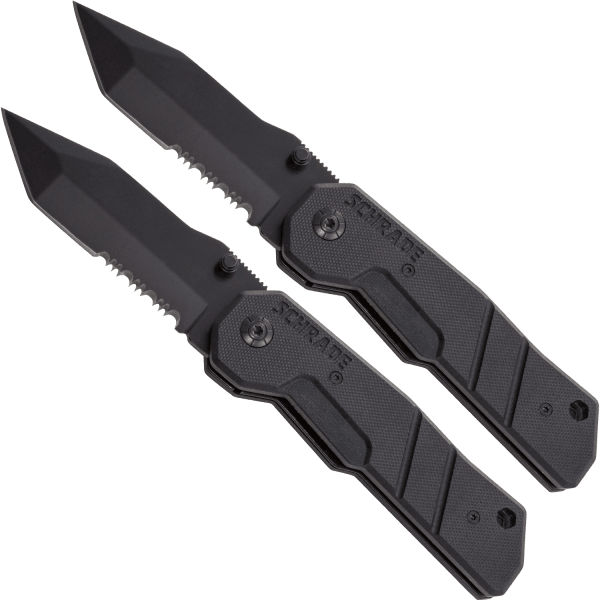 2-for-Tuesday: Schrade G10 Tanto Serrated Knife