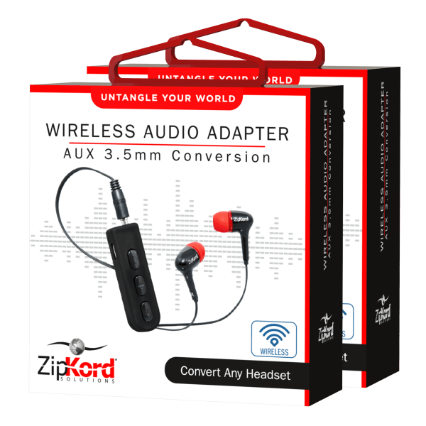 2-Pack: Zipkord 3.5mm Bluetooth Audio Adapters