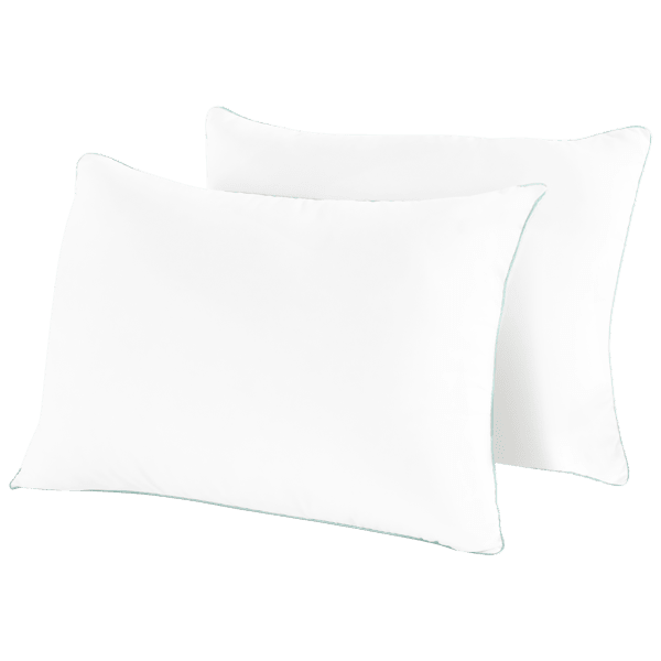 2-Pack: Coastal Comfort Zero-Shift Gel Fiber Pillows