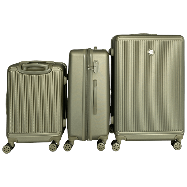 MorningSave IZOD Clara 3Piece Expandable ABS Luggage Set