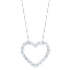 Colgante de Corazón con Diamante Redondo de 1 Quilate Creado en Laboratorio Beyond Brilliance