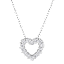 The Lab-Grown Diamond Open Heart Pendant