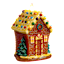 Unmatched 6" 3D Flame Christmas Cottage Candle