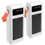 2-Pack: Letscom 30,000mAh Mobile Power Banks w/ 4 Built-in Cables & Solar Panel