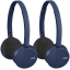 2-Pack: JVC On-Ear Bluetooth Fold Flat Headphones