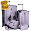 Travelers Club Midtown Hardside 4-Piece Luggage Travel Set