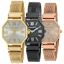 Laura Ashley Women's Hexagon Mesh Watch