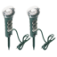 2-Pack: ClearPower Outdoor Power Strip Yard Stake Programmable Mechanical Timer