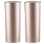 2-Pack: BUILT 20oz Double Wall Stainless Steel Tumblers