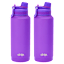 2-Pack: Drip Versa 32oz Bottle with Dual Sip Lid