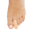 The Set of Six Antimicrobial Gel Toe Caps
