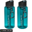 2-Pack: LifeStraw Go 1-Liter Tritan Water Filter Bottle