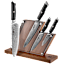 The Damascus Knife Set With Magnetic Storage