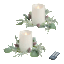 2-Pack: Mikasa 4-inch Blow Out Flameless with Candle Rings
