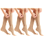 3-Pack: Titans Zip-Up Open-Toe Compression Socks