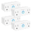4-Pack: Mini Dual-Outlet Smart Wi-Fi Plugs
