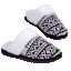 Born Fair Isle Faux Fur Scuff Slippers