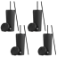 4-Pack: JoyJolt 24oz Vacuum Insulated Tumblers with Straw & Flip Lids