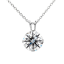 The One-Carat Moissanite Solitaire Necklace