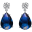 The Imperial Blue Peardrop Earrings