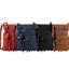 Krediz Super Soft Genuine Leather Crossbody Bag with Top Belt Accent