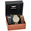 Gianello Slate Interchangeable 3 Strap Watch Set