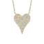 The Pave-Set Heart Necklace