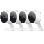 4-Pack: LaView F1 Indoor Wi-Fi Security Cameras with MicroSD Slot (Refurbished)