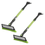 2-Pack: iHOM Heavy Duty Telescopic Snow Brush & Ice Scraper (36-47")