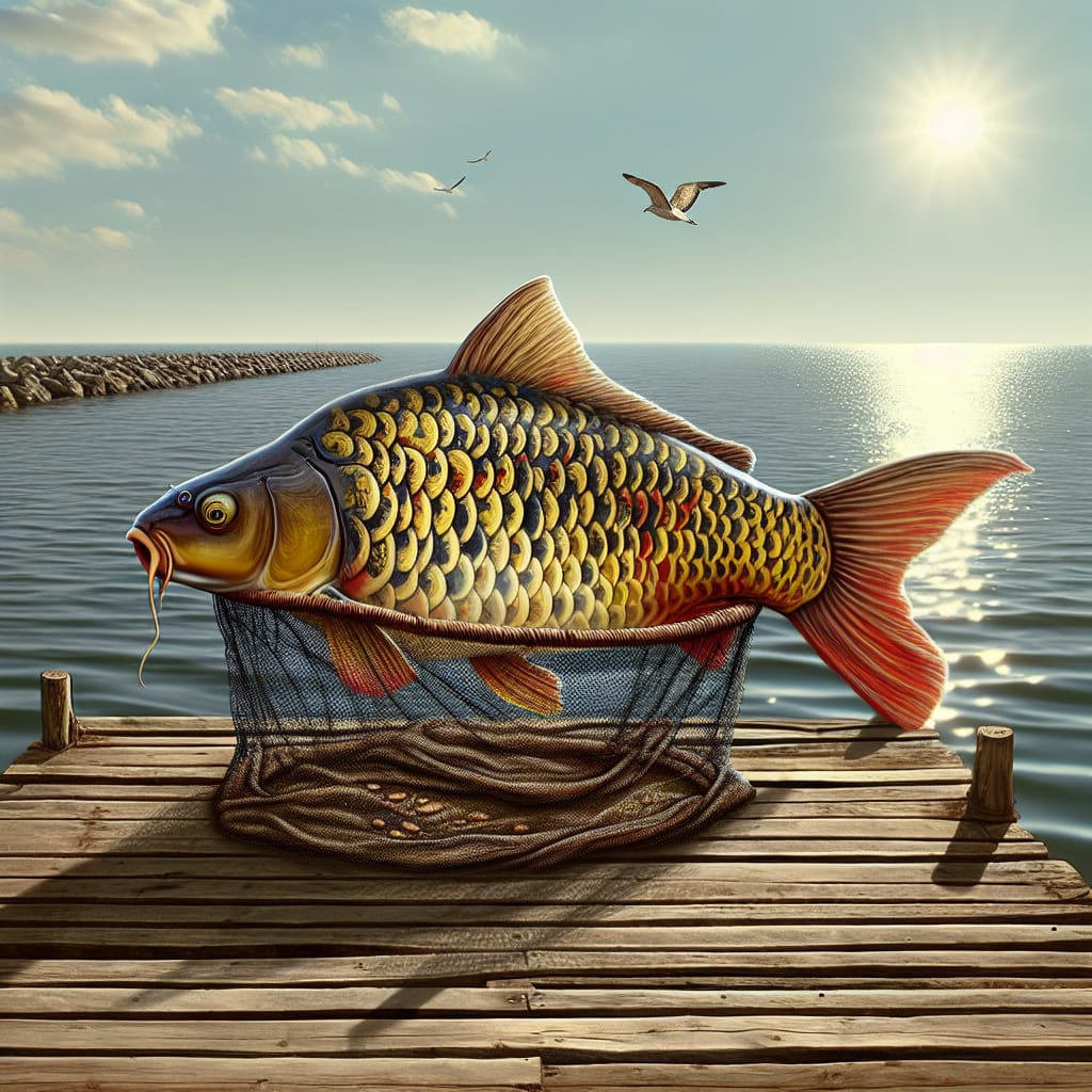 howme an inadequately stored carp (laying in the sun)