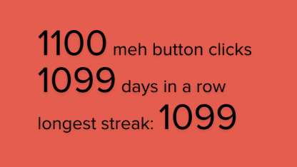 You can click on any missed meh clicks!