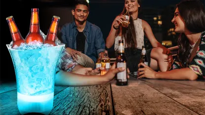 Amplify Chill LED Light Show Ice Bucket Speaker
