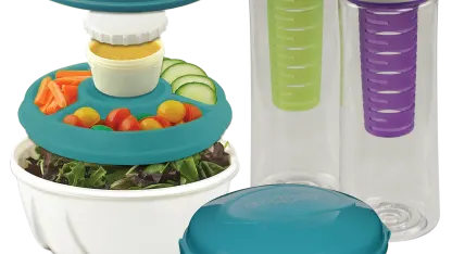 4-for-Tuesday: Two Cool Gear Salad Kits and Two 28oz Infuser Bottles