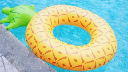 2-Pack Pineapple Pool Floats