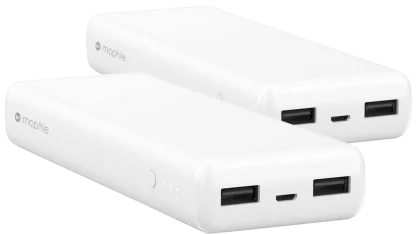 2-Pack: Mophie Power Boost XL 10400mAh Power Bank with Dual USB Out