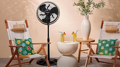 Holmes 16" Outdoor Misting Fan With Hose Connection